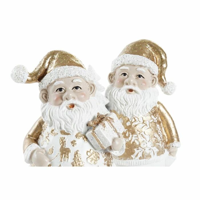 Décorations de Noël DKD Home Decor Résine Père Noël (8 x 6 x 13,5 cm) (2 Unités) 1