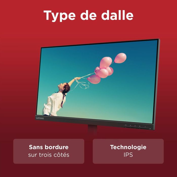 Écran Lenovo 68C2KAC1EU Full HD 24" 23,8" 17 Écran Lenovo 68C2KAC1EU Full HD 24" 23,8" 17