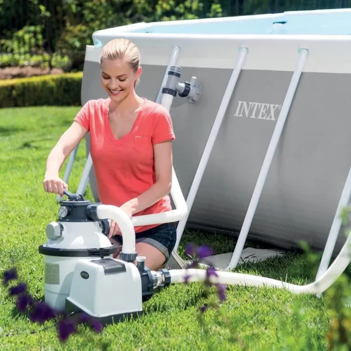 Intex Filtre à Sable pour Piscine 8 m³/h - Jusqu'à 56 m³ 1