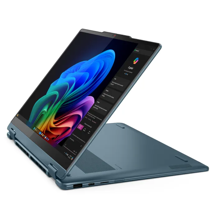 Lenovo Yoga 7 14AKP10 - PC Portable 2-en-1 14" OLED Tactile, Windows 11, AMD Ryzen 7 AI 350, Copilot+, 16 Go RAM, 512 Go SSD - Clavier AZERTY