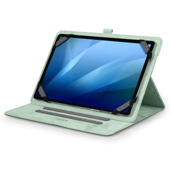 Port Designs 400713 Yosemite - Housse d'ordinateur portable universelle 9-11", système élastique UES, 3 modes, matériaux recyclés PET, écran protégé, design ultra fin, gris