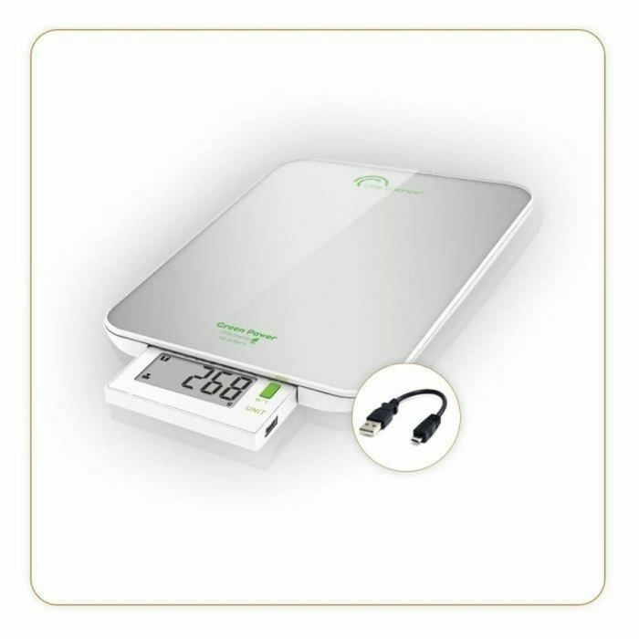 LITTLE BALANCE Balance Green Power USB - 6 kg - 1 g - Plata perla