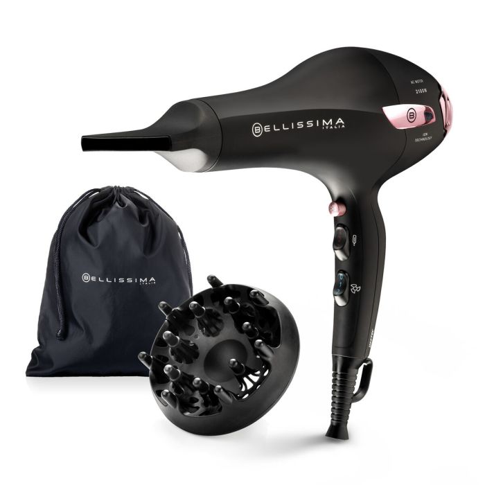 Sèche-cheveux Bellissima 11858 2100 W Noir / Or rose 2 Sèche-cheveux Bellissima 11858 2100 W Noir / Or rose 2