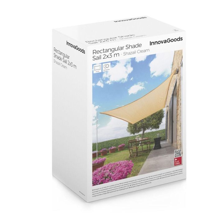 Voile d’Ombrage Rectangulaire Shazail InnovaGoods 2 x 3 m 8