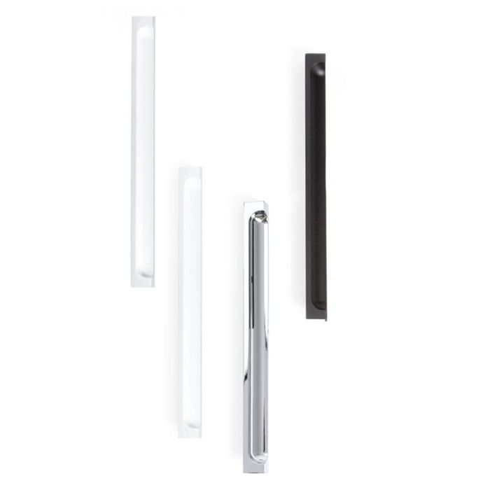 Tirador Zamak Modelo Karin Acabado Cromo Herrajes Alk 1