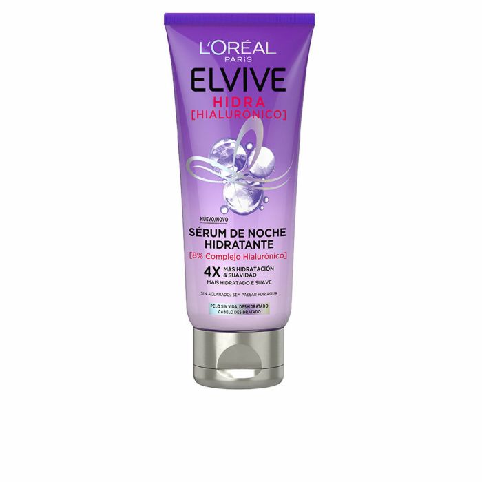 L'Oréal Paris Elvive Hydra Hyaluronic Sérum de Nuit Hydratant Cheveux 200 ml