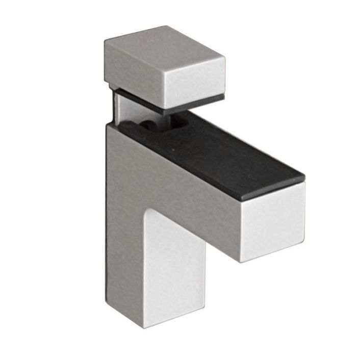 Soporte Estante Minigacela Para Cristal Y Madera. Regulable De 3 A 36Mm Acabado Cromo Herrajes Alk 2