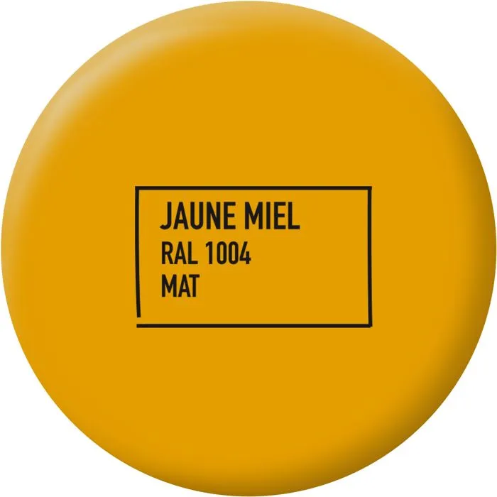 Ripolin - Peinture Multi-Supports Jaune Miel RAL 1004 Mat, 2 Litres - Bois, Fer, Béton, PVC, Résiste aux UV et Intempéries Ripolin - Peinture Multi-Supports Jaune Miel RAL 1004 Mat, 2 Litres - Bois, Fer, Béton, PVC, Résiste aux UV et Intempéries