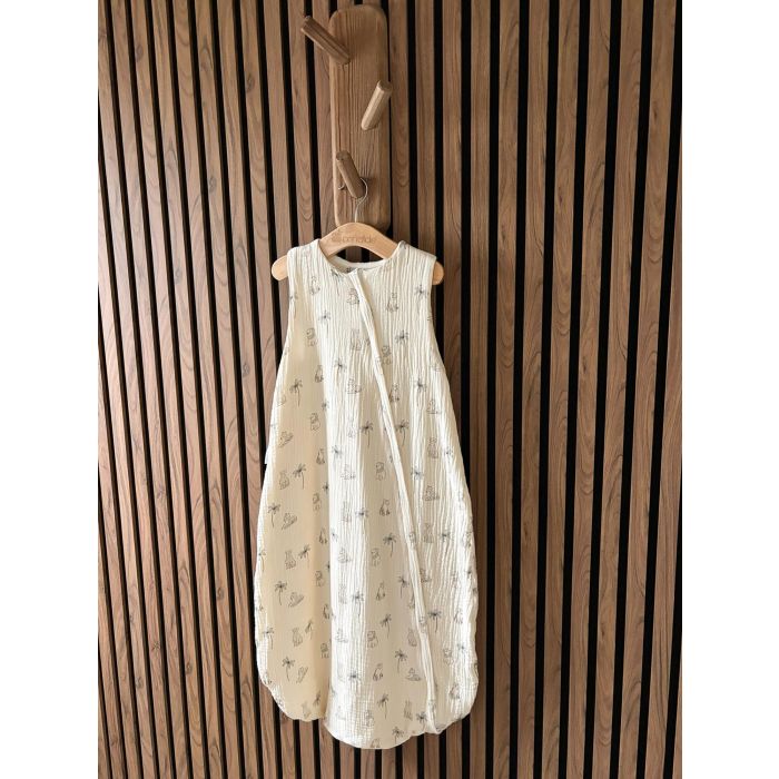 Douillette été - CANDIDE - 90 cm - 9/24 mois - Blanc imprimé lange tigre 4 Douillette été - CANDIDE - 90 cm - 9/24 mois - Blanc imprimé lange tigre 4