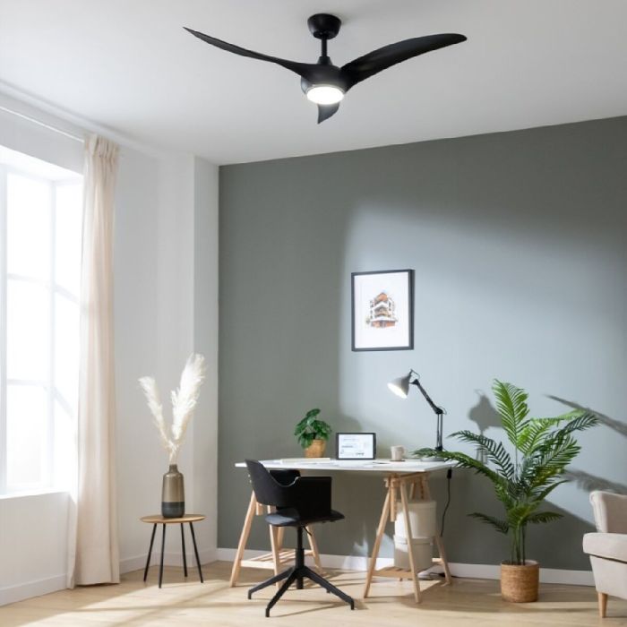 Ventilateur de Plafond avec Lumière Cecotec EnergySilence Aero 5295 Noir 18 W 40 W 3 Ventilateur de Plafond avec Lumière Cecotec EnergySilence Aero 5295 Noir 18 W 40 W 3