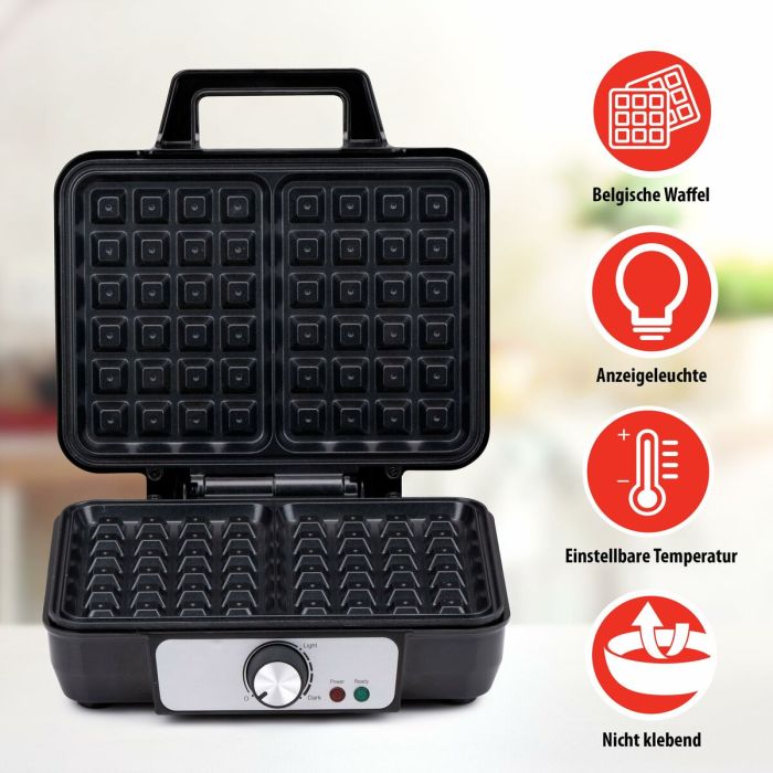 Gaufrier Alpina 1000 W Argenté 3 Gaufrier Alpina 1000 W Argenté 3