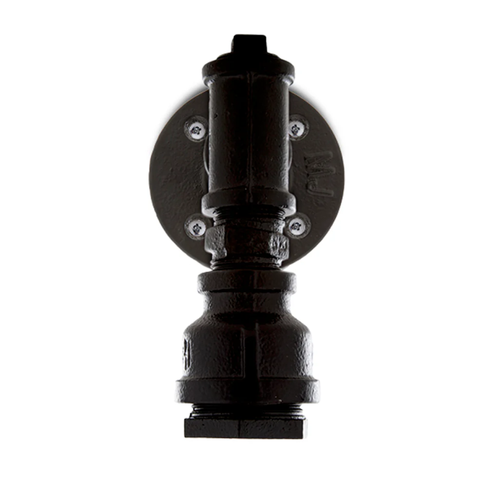 Nora HO-E27WALLLIGHT-J-B Applique Murale Style Industriel E27 Noir (Sans Lampe) 3