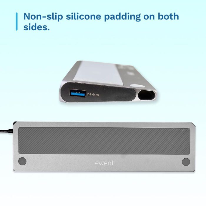 Hub USB Ewent EW1150 Gris 5