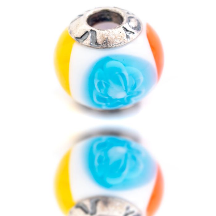 Perle de verre Femme Viceroy VMB0023-20 Blanc 1 cm 1