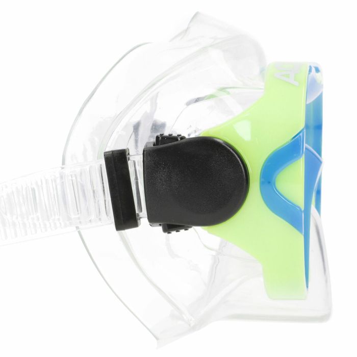 Masque de Plongée avec Tube AquaSport Bleu Rose (6 Unités) 3