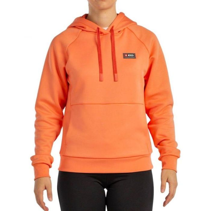 Sweat à capuche homme +8000 Mini Orange XL