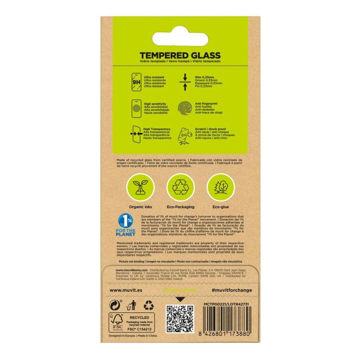 Film Protecteur pour Téléphone Portable Muvit for Change Galaxy A05S 1