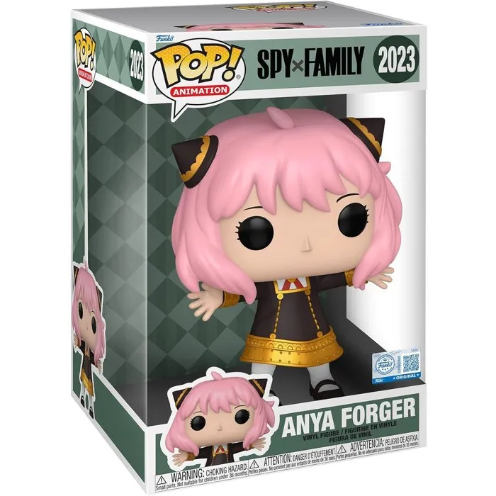 Funko - Figurine Pop! Vinyle Jumbo - Spy x Family Anya Forger - Figurine de collection grand format sous licence officielle Funko - Figurine Pop! Vinyle Jumbo - Spy x Family Anya Forger - Figurine de collection grand format sous licence officielle