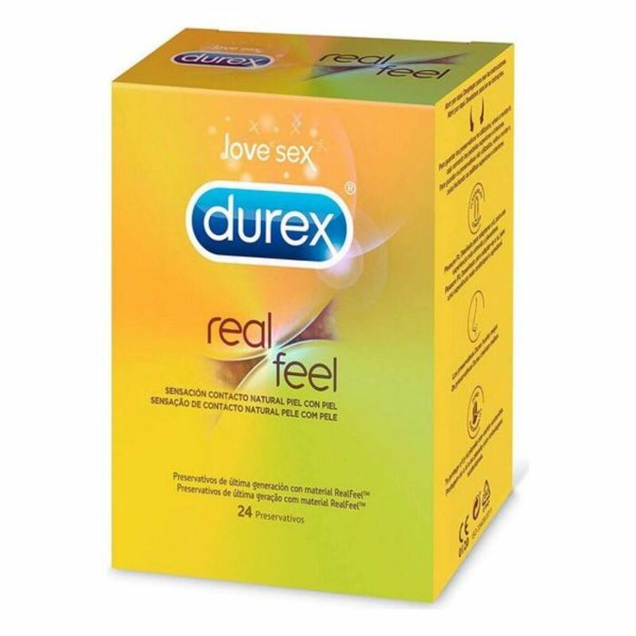 Préservatifs Durex Real Feel (24 uds) 1 Préservatifs Durex Real Feel (24 uds) 1