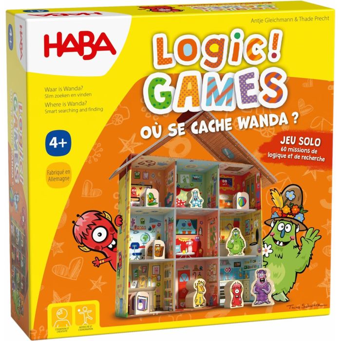 Jeu de société HABA Logic Games - Where is Wanda? 2