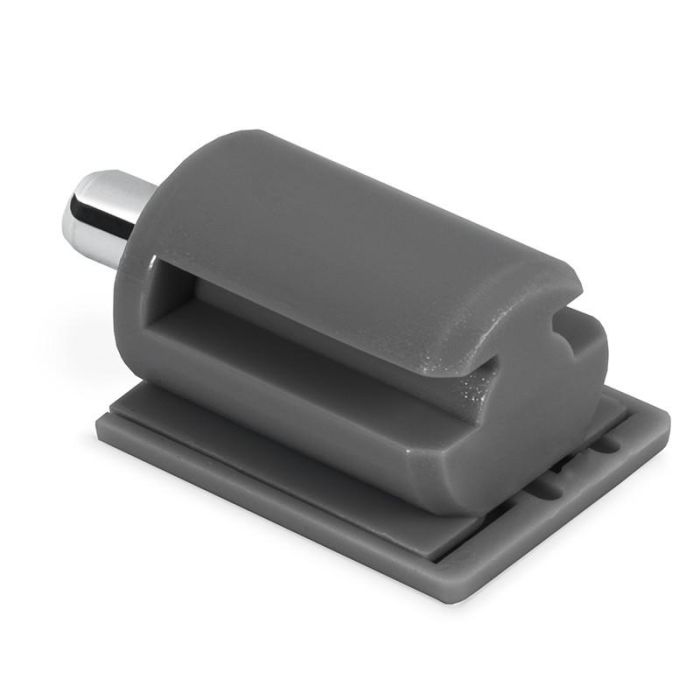 Soporte Estante Embutir Ceiko Pivote Ø3-Ø5 Acabado Blanco, Gris, Antracita Acabado Blanco Pivote Ø5 Herrajes Alk 2