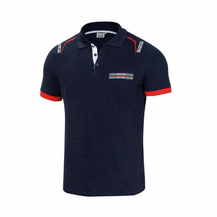 Polo à manches courtes Sparco Martini Racing Blue marine XXL 0 Polo à manches courtes Sparco Martini Racing Blue marine XXL 0