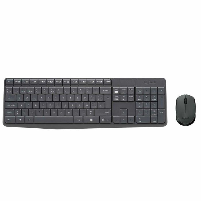 Clavier et souris sans fil Logitech 920-007919 Gris Espagnol Qwerty QWERTY 1