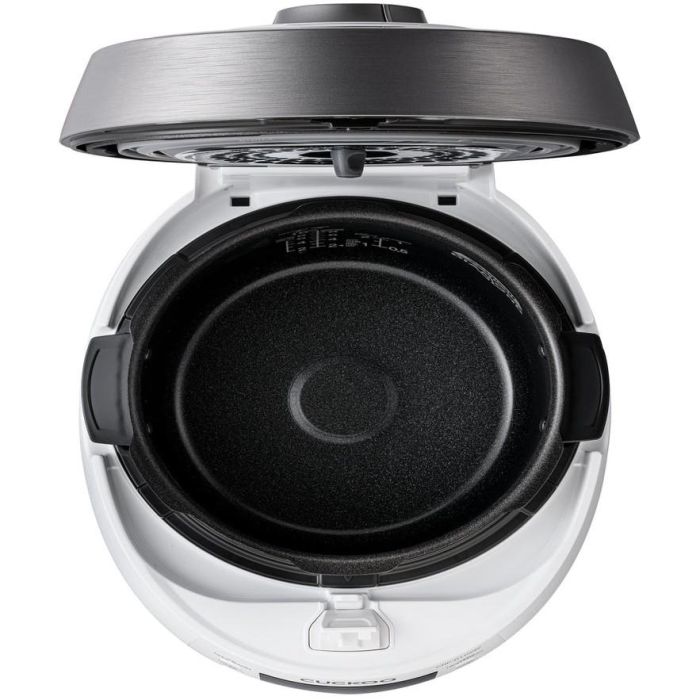 Cuckoo CRP-RT1008F - Cuiseur à riz 1.8 L Double Pression, Blanc, 13 programmes, écran LED, cuve amovible