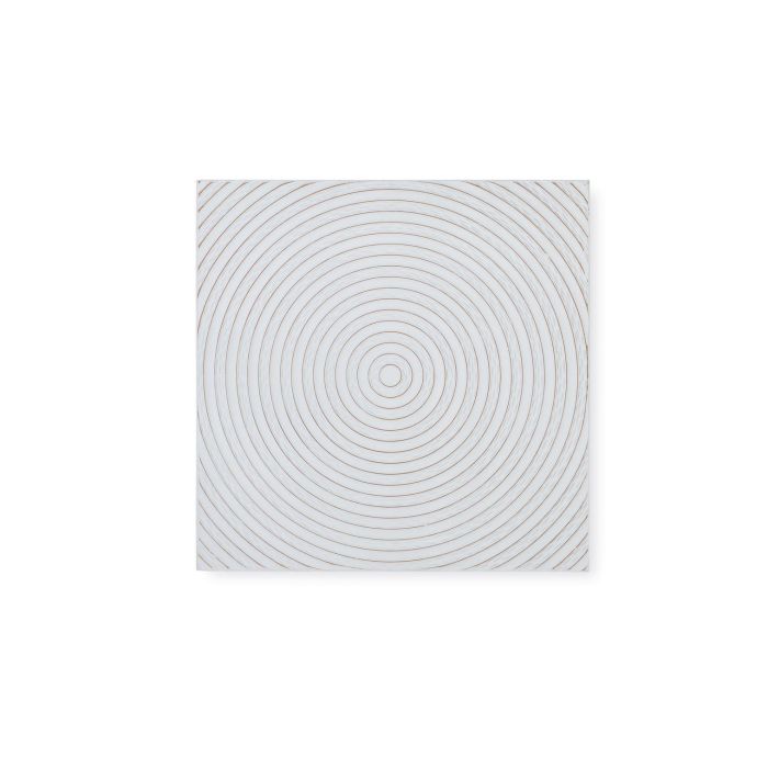 GINER Y COLOMER Tête de lit ou panneau mural décoratif en MDF blanc, fabrication artisanale, dimensions 90x90 cm - Gris clair 0 GINER Y COLOMER Tête de lit ou panneau mural décoratif en MDF blanc, fabrication artisanale, dimensions 90x90 cm - Gris clair 0