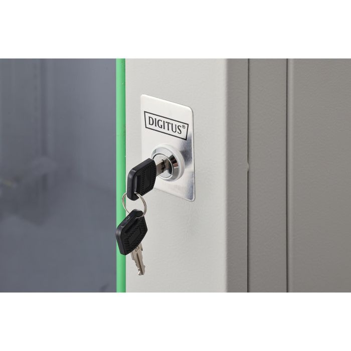 Digitus Wandgehäuse 19" 16HE 816,20x600x450mm, Farbe Grau (RAL 7035) 7