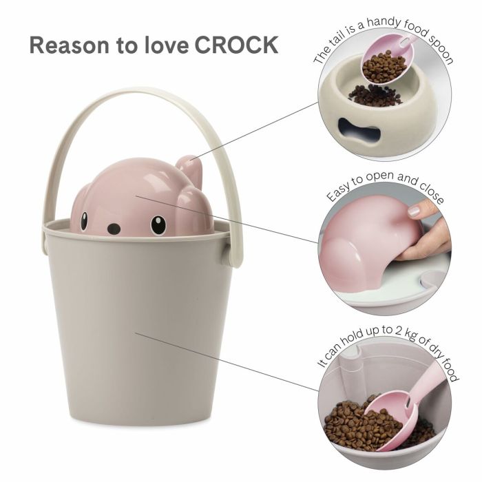 Boîte de nourriture pour animaux United Pets Rose 2 Kg 5