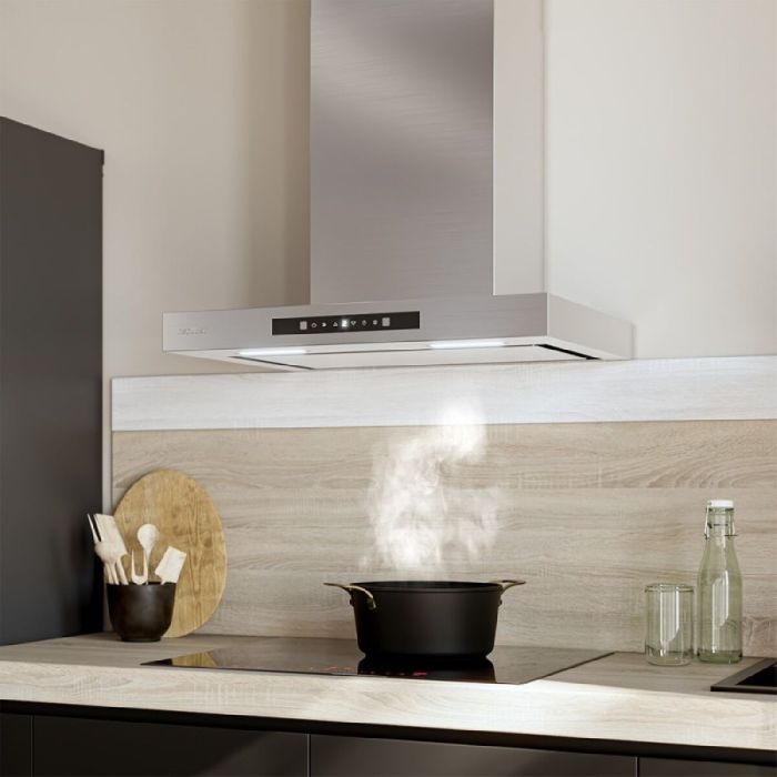 Hotte standard Cecotec Bolero Flux TT 608000 Slim Noir Acier 4 Hotte standard Cecotec Bolero Flux TT 608000 Slim Noir Acier 4