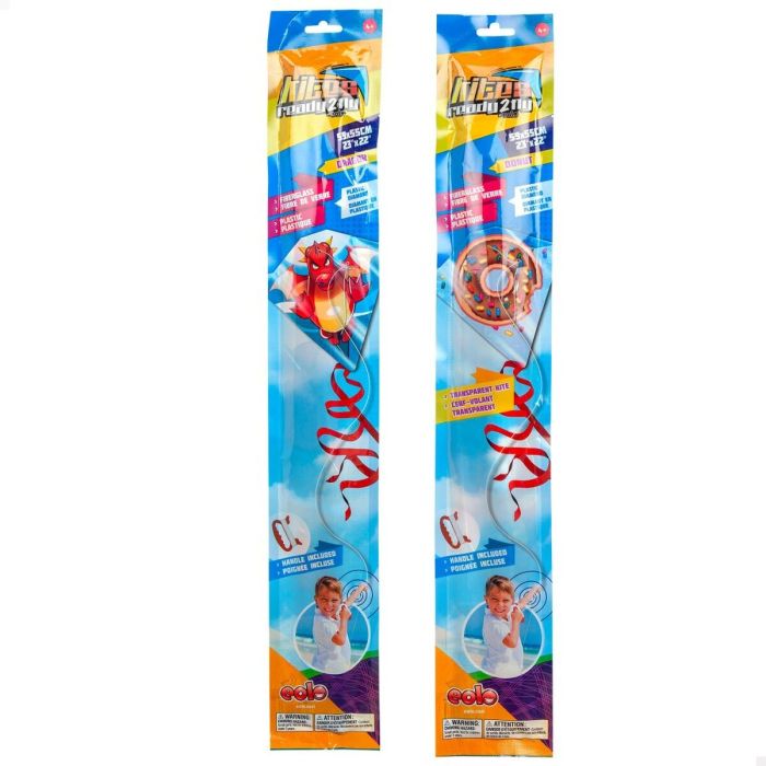 Cerf-volant Eolo Ready to fly Flamant rose 59 x 55 cm 24 Unités 3 Cerf-volant Eolo Ready to fly Flamant rose 59 x 55 cm 24 Unités 3