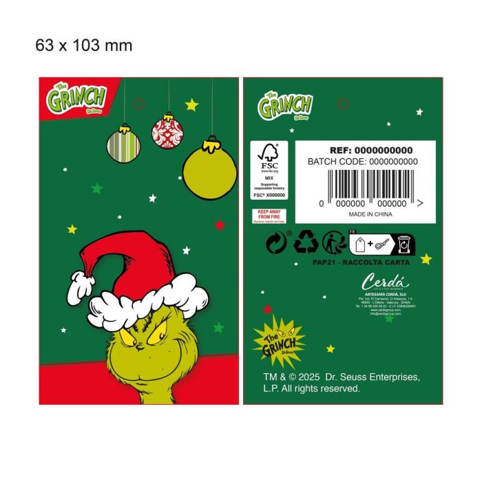 Casquette enfant The Grinch Vert 4