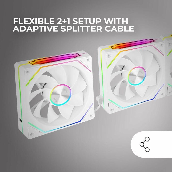 Ventilateur CPU Mars Gaming MF-LINKFINITYKIT2R 2 Ventilateur CPU Mars Gaming MF-LINKFINITYKIT2R 2