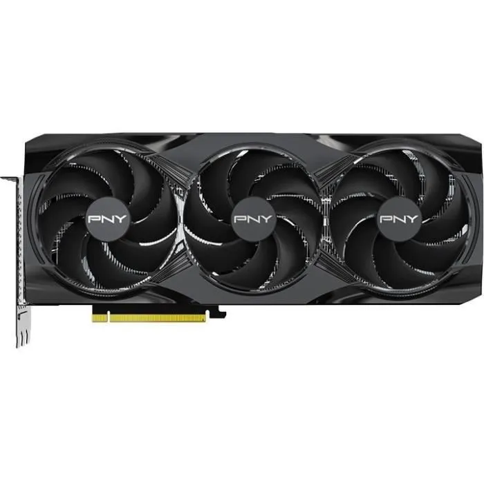 PNY Carte graphique GeForce RTX 5080 16 Go GDDR7 avec refroidissement Triple Fan, technologie DLSS 4 et architecture NVIDIA Blackwell