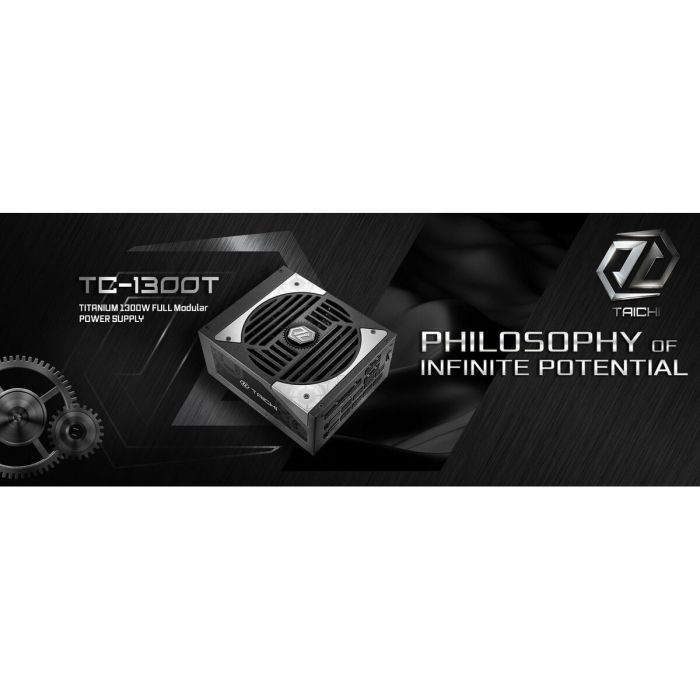 Bloc d’Alimentation ASRock 90-UXT130-TFEAAB 1300 W 80 PLUS Titanium 5