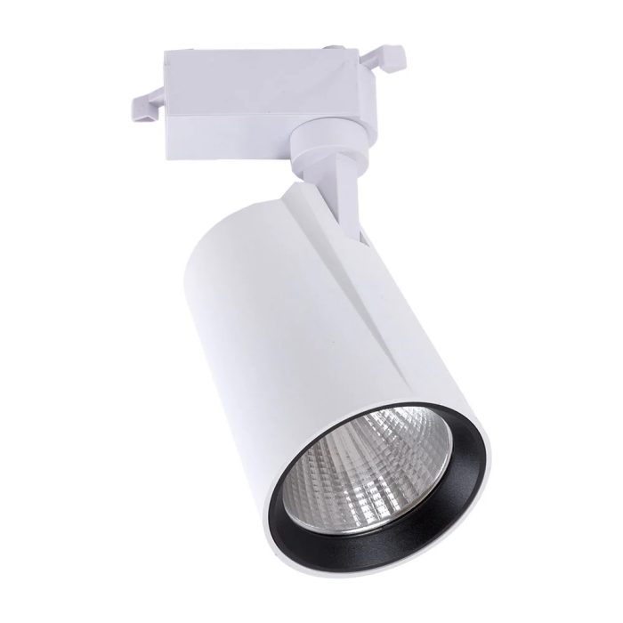 Lumiastra Projecteur de Rail LED 30W 2538Lm CRI85 2700°K Monophasé 40.000H [LUM-ATH070030W-W-WW] 1