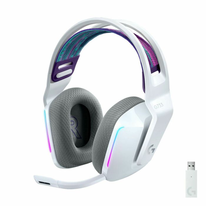 Casques Sans Fil Logitech G733 Blanc 1