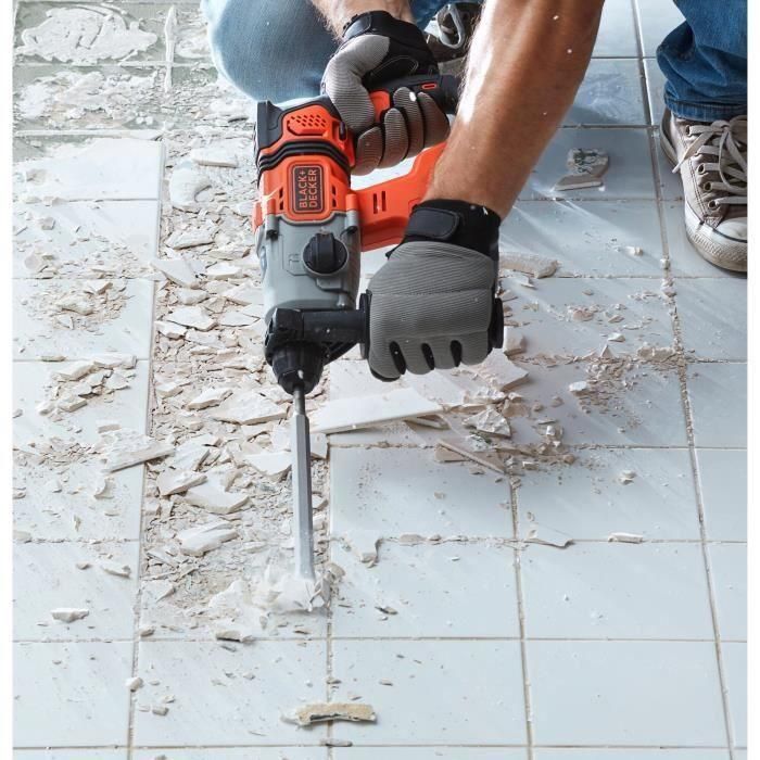 Perforateur sans fil - BLACK&DECKER - BCD900B-XJ - 18V - Avec foret béton 6mm - Sans batterie 2