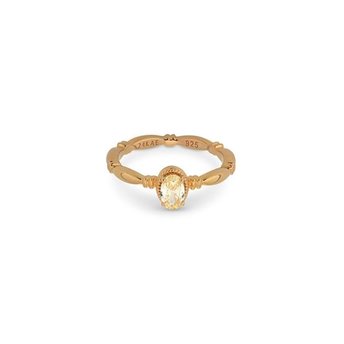 Bague Femme 24KAE 12441Y/54 Doré 14 0