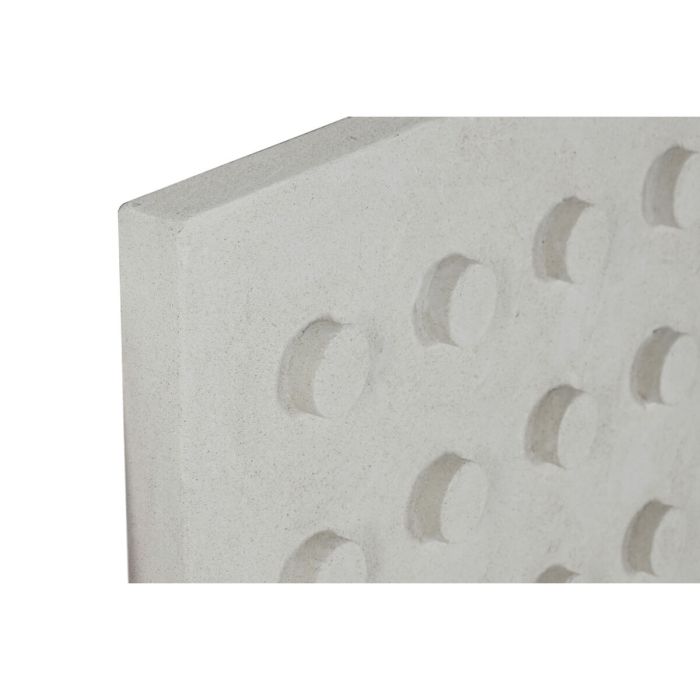 Décoration murale Home ESPRIT Blanc Bois MDF Moderne 80 x 6,5 x 80 cm 3 Décoration murale Home ESPRIT Blanc Bois MDF Moderne 80 x 6,5 x 80 cm 3