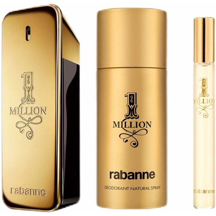 Set de Parfum Homme Paco Rabanne 1 Million 3 Pièces 0 Set de Parfum Homme Paco Rabanne 1 Million 3 Pièces 0