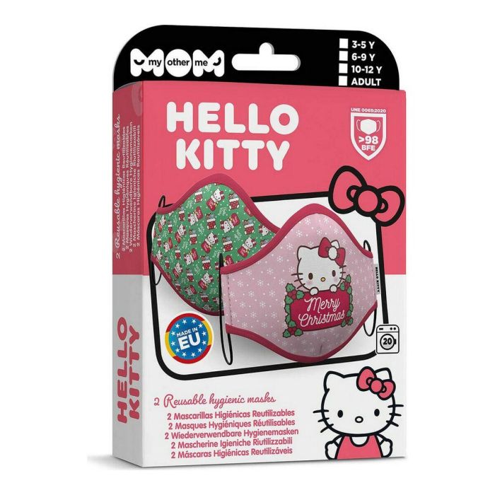 Masque hygiénique My Other Me Hello Kitty Rose Enfant (2 uds) (3-5 years) 2
