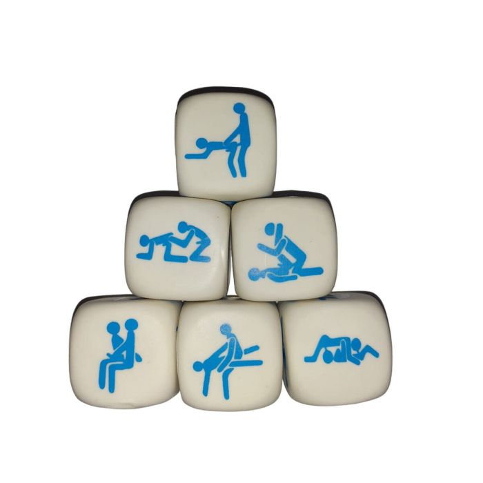Jeu de dés érotique Divertysex Blanc 25 Unités