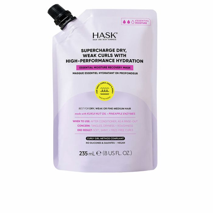 Hask Masque Capillaire Hydratant Léger 235 ml