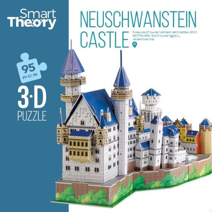 Puzzle 3D Colorbaby New Swan Castle 95 Pièces 43,5 x 33 x 18,5 cm (6 Unités) 5