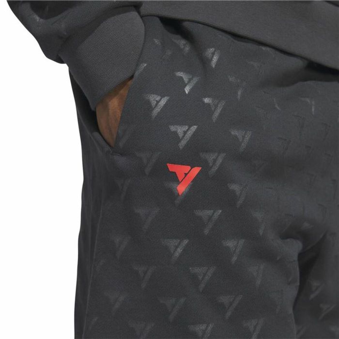 Short de Basket pour Homme Adidas Trae Allover Print Gris 3