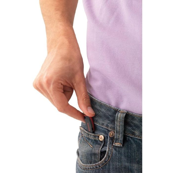 SanDisk Cruzer Blade Clé USB 128 Go USB 2.0 Type-A Sans Capuchon, Noir et Rouge