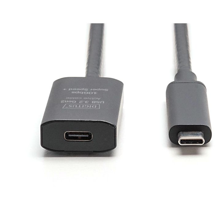 DIGITUS Verlängerungskabel USB-C->USB-C St./Bu. 10G 5,00m 1 DIGITUS Verlängerungskabel USB-C->USB-C St./Bu. 10G 5,00m 1